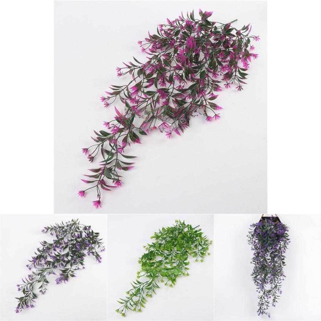 Chlorophytum Comosum Roślina do Montażu na Ścianę z Realistycznymi Sztucznymi Liśćmi do Dekoracji Wnętrz