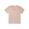 Timberland Casual Back Print Desert Environment Round Neck Short Sleeve T-Shirt Unisex Tops Light-Pink A6CHE-662