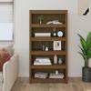 Day and Night - Day and Night Solid Honey Brown Pine Wood Shelf 80x35x154 Cm