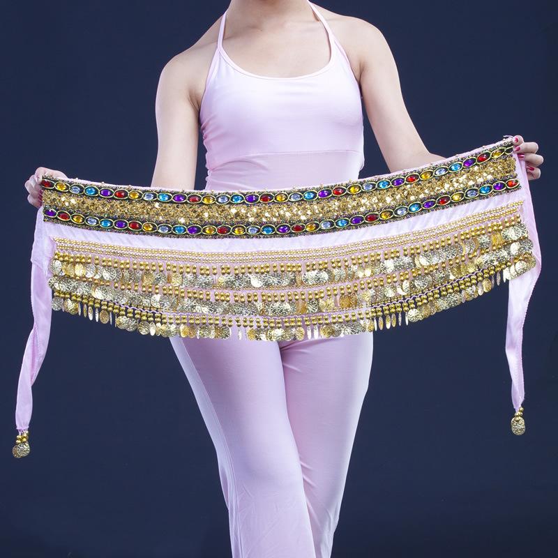 Double Diamond Belt Waist Chain Decoration Egyptian Style Waist Chain Beautiful Generous Belly Dance Waist Chain Belly Dance