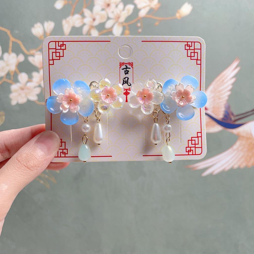 Han Dust Children Antique Headwear Girl 2025 New Hanfu Hair Accessories Chinese Style Princess Super Fairy Fringe Hairpin