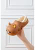 2025 Rilakkuma Cotton Slippers: Warm Winter Closed-Toe Little Bear Design for Girls