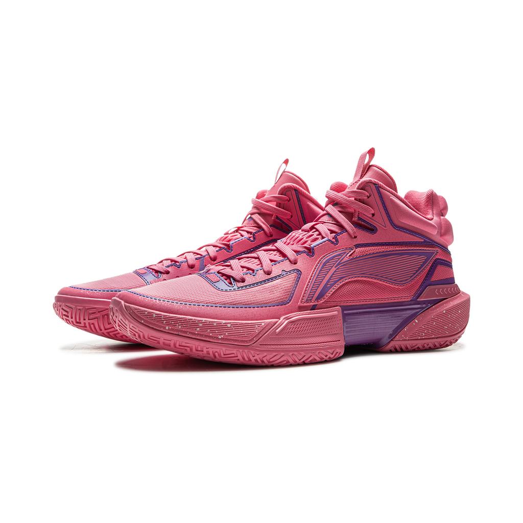 Li Ning Light Speed 2 Ammortizzazione Media Rebound Anti-Torsione Supporto Stabilità Assorbimento degli Urti Resistenza allo Scivolamento Resistenza all'Abrasione Scarpe da Basket ABPU057-2