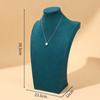 Human Shape Necklace Display Stand Velvet Cloth Ornament Holder Jewelry Show Rack  Home Showcase