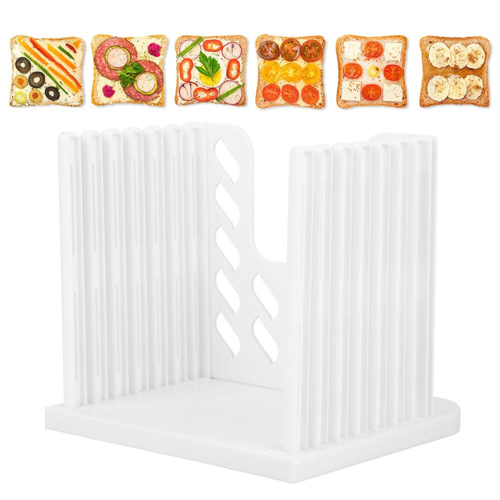 Multifunctional Bread Loaf Toast Cutter Mold Bread Slicing Cutting Tools Kitchen Accessories
