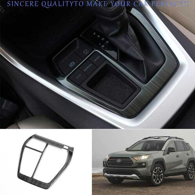 For Toyota RAV4 2019-2025 Black Titanium Center Console Gear Shift Frame Trim