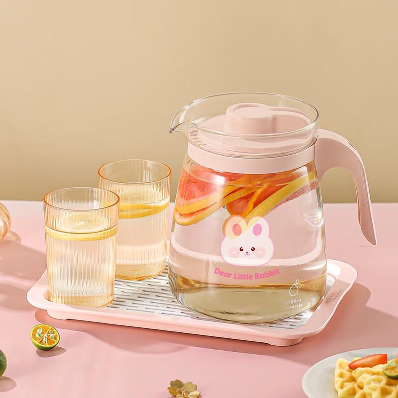 Набор кувшинов для холодной воды из жаропрочного стекла 2000ml