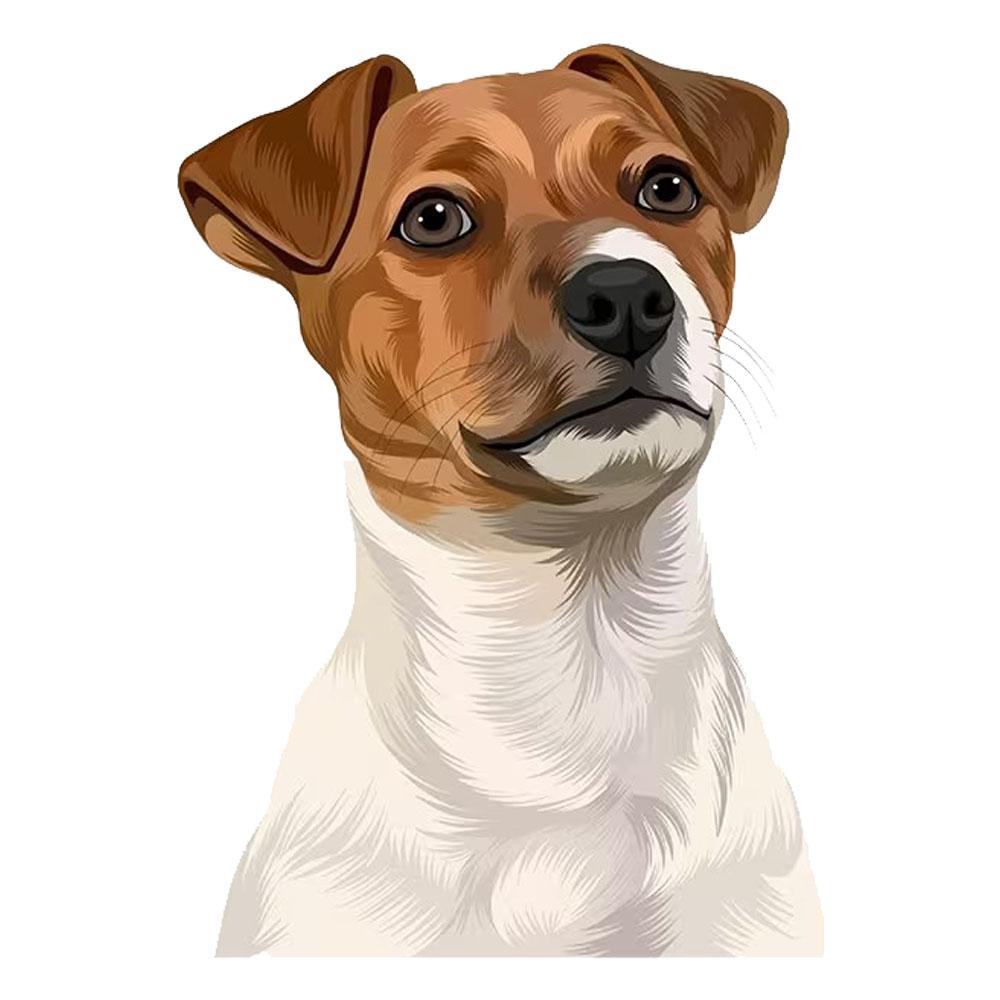 

QT2441#15cm Cute Jack Russell Terrier Dog Car Sticker, Suitable for Laptop, Car, Truck, Van, SUV, Motorcycle, Bumper, Window 15cm-longest side