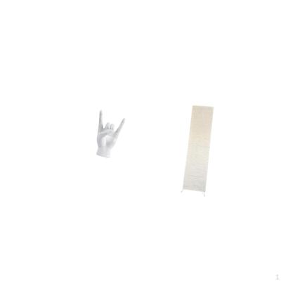 Rock Hand Gesture Statue Paper Floor Lamp Shade Sign Crafts Cozy Living Room Decor Creative