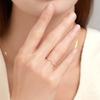 14K Jade Wave Cubic Ring
