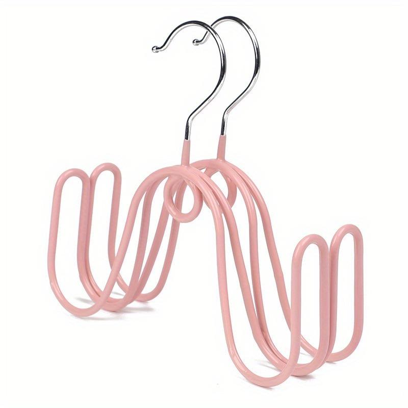 

2pcs Shoe Drying Rack - Creative Multi-Functional Windproof Double Hook Hanger for Home Storage & Organization Shoe Organizer рожевий