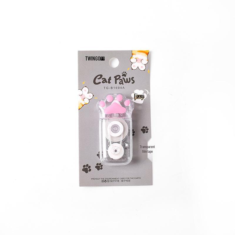 

Sky High Portable Cat Paw Correction Tape, 6m Large Capacity, Transparent Design for Students. 6 meters