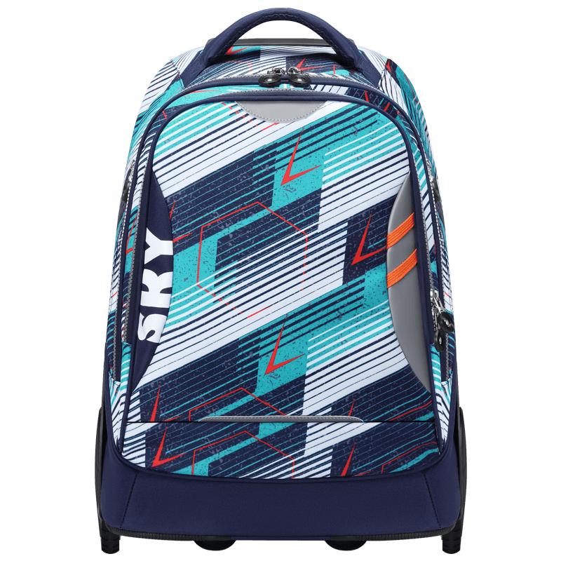 

V.NINE Kids Stair-Climbing Rolling School Backpack