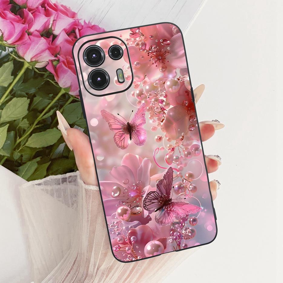 For Motorola Edge 20 Lite Case Edge20 Fusion Cute Lion Fashion Painted Cover Silicone Cases For Motorola Edge 20 Pro Soft Fundas