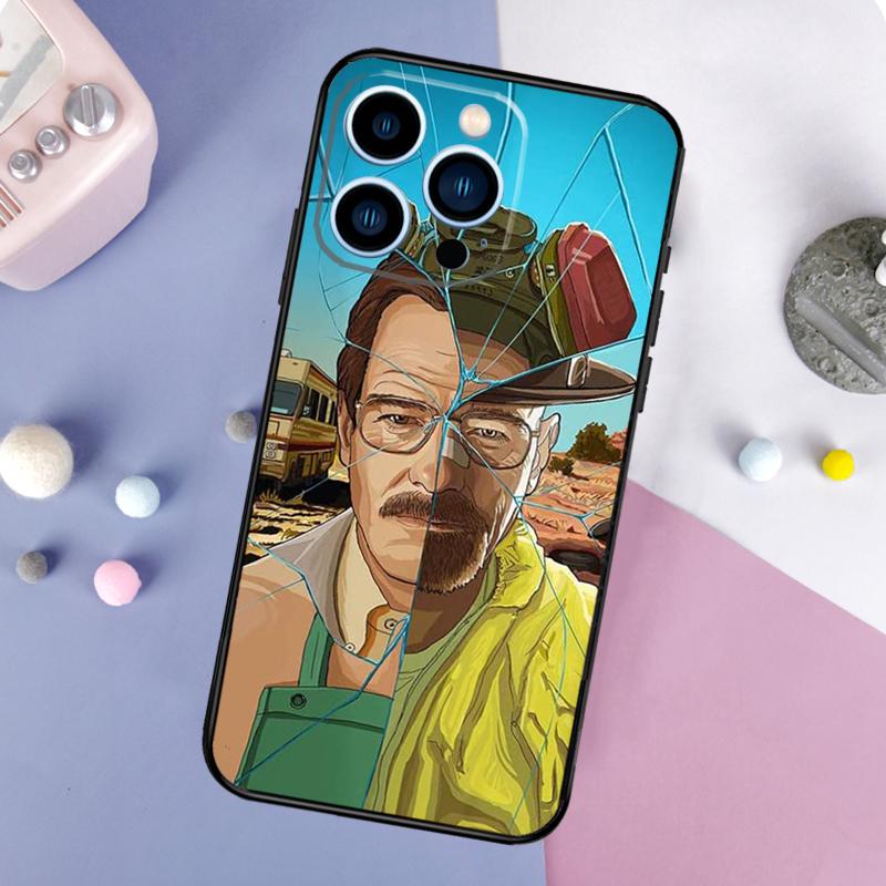 

Heisenberg Breaking Bad Case For iPhone 16 15 13 12 11 14 Pro Max Mini X XR XS Max Plus Bumper Back Cover iPhone 13