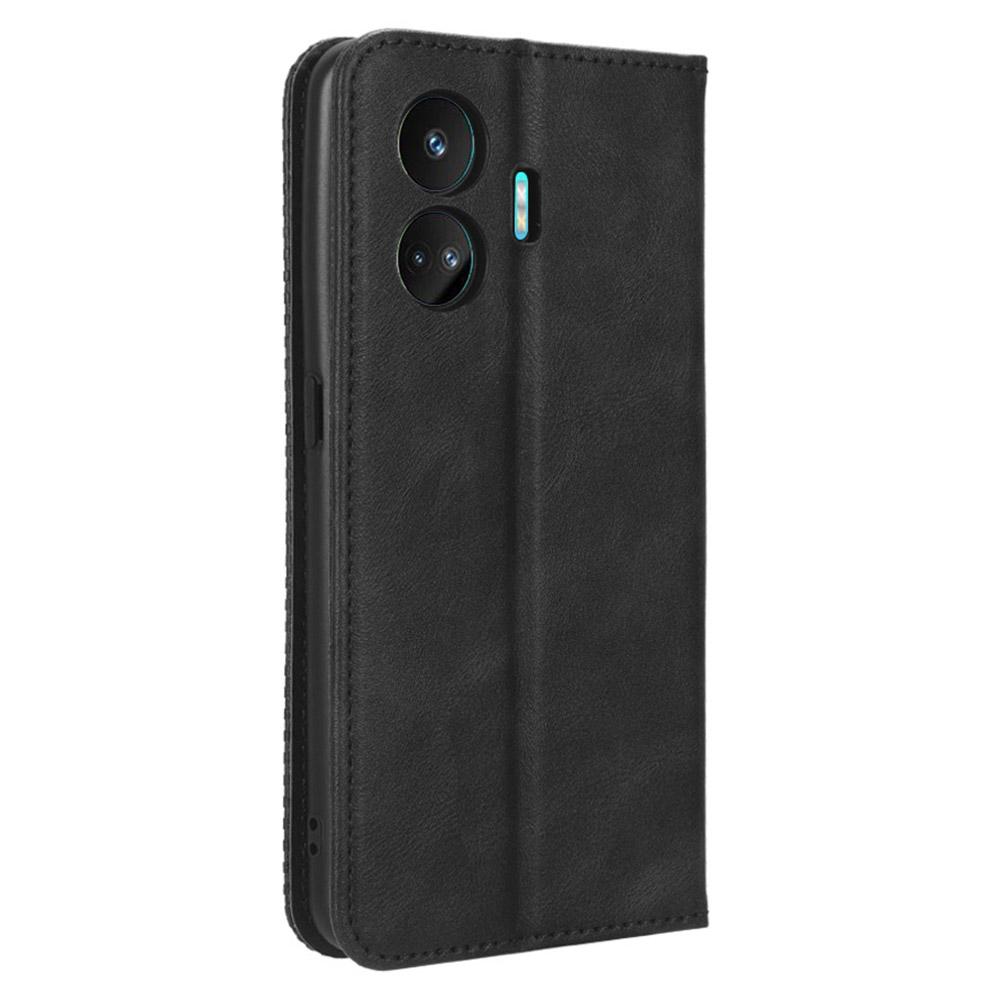 Magnetic Phone Case Wallet for Realme GT Neo5 SE 5G,Stand Retro PU Leather Phone Protection Cover