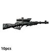 Military Army Weapons Building Blocks Light Machine Guns M16 M4 AK Action Special Forces Figures Accessories Mini Brick Kid Toys
