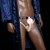 Adult Wearable Male Upturn Penis Sleeve Thong Fetish Bullet Separation Jockstrap Condom Stretchy Panties Thin Seemless Lingerie