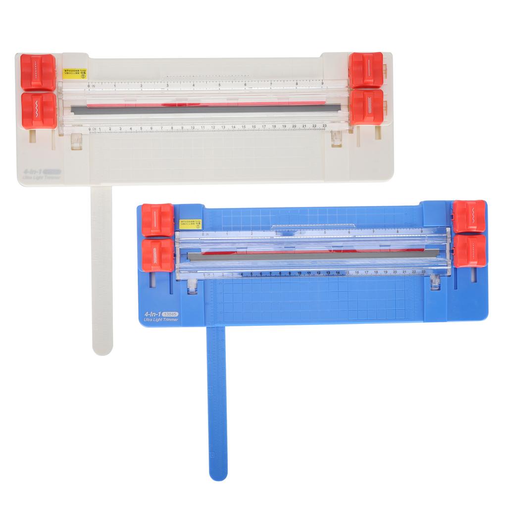Papierschneider, 4-in-1, rollend, tragbar, Fotoschneider, gepunktet, gerade, gewellt, Rillmesser
