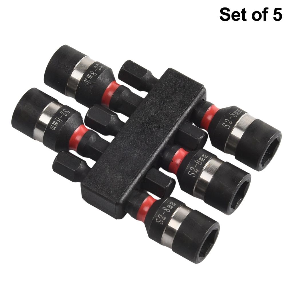 Hex Shank Driver Magnetic Socket Bits Construction Tasks For Power Drills Hex Shank Driver Socket Wrench Accessory