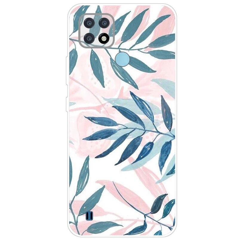 Realme C21 Hülle 6.5'' Klar Silikon Fudnas Weiche TPU Hülle Für Realmi C21 2021 Hülle C 21 Handyhüllen Rückseite RealmeC21 Bumper