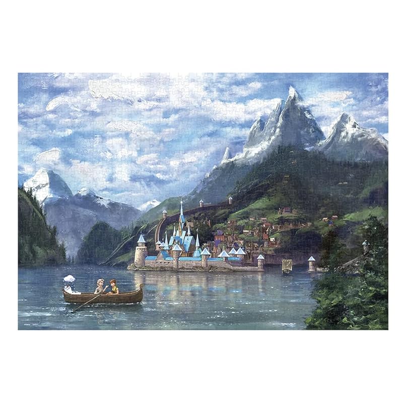 

Tenyo [Made in Japan] 1000-piece jigsaw puzzle, Disney Frozen: Sunny Arendelle (51x73.5cm) D-1000-088, includes glue, spatula, and service card.