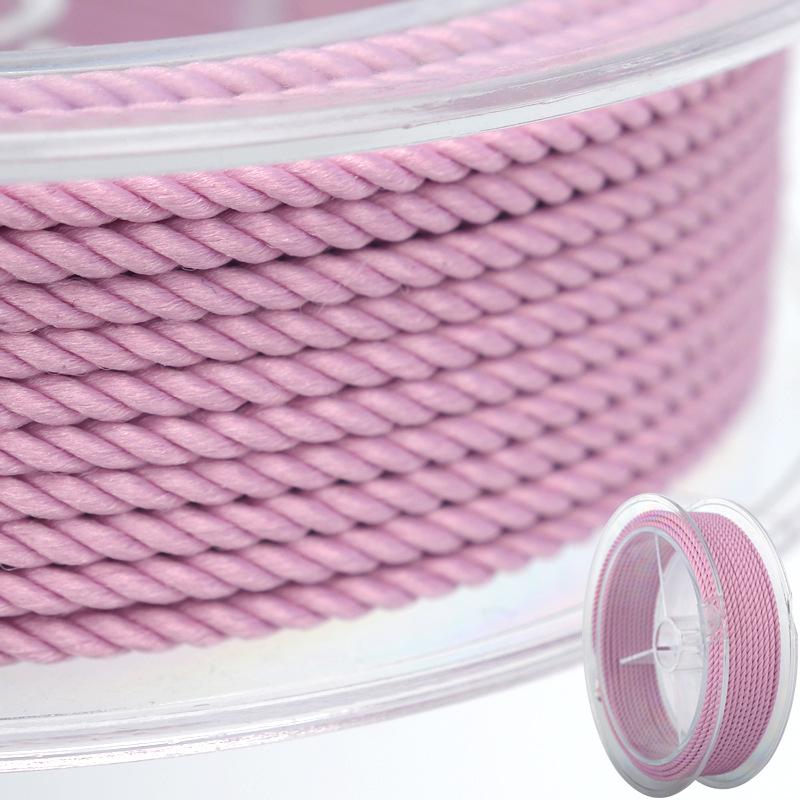 

Браслет ручной работы миланского плетения из красного шнура 2,5 мм, аксессуары для ювелирных изделий из плетеного шнура