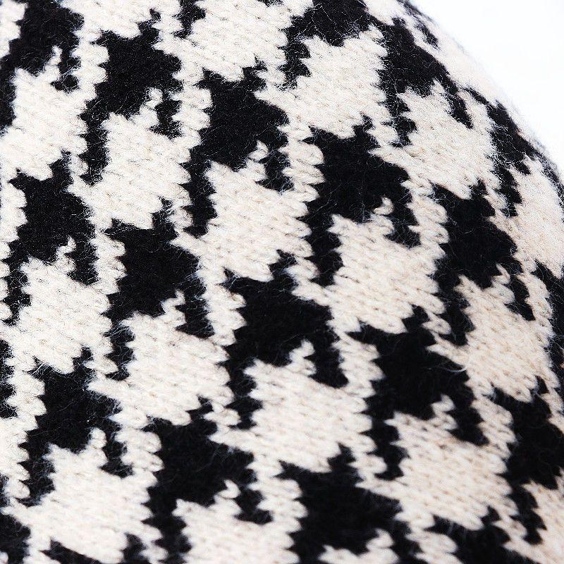 Spring Fall Winter Hat Ins Wind Japanese Bucket Hats Korean Cute Knitted Hats Wool Bucket Hat For Women Mum Mother's Day Gift