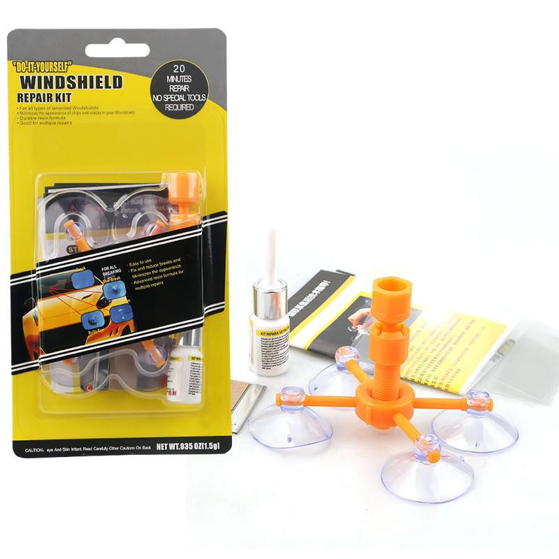 

Hot Selling Car Windshield Crack Repair Kit - Fix Bullseye & Star-Shaped Chips