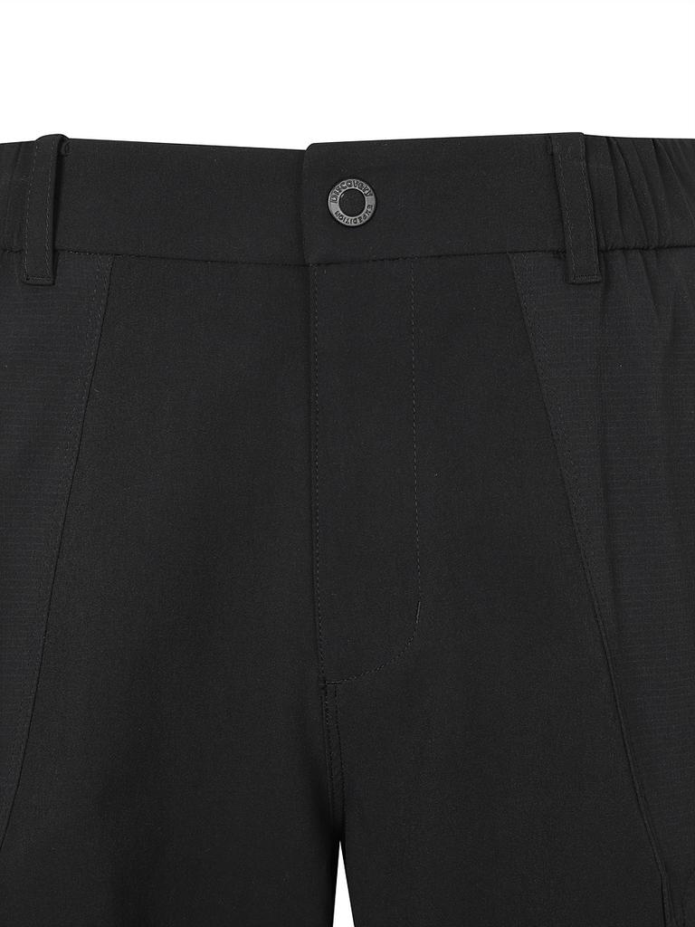 DISCOVERY EXPEDITION Freshvent Men'S Ripstop Parachute Cargo Pants (Black)