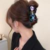 Spider Halloween Hair Claw Acrylic Skeleton Shark Clip Fashion Halloween Themed Gripper  Girls