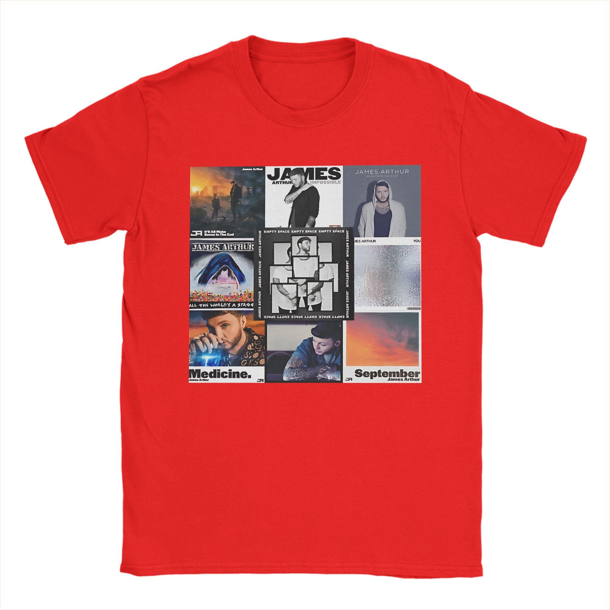 

Unisexs Womens James Arthur Album Music Fans Shirt Pure Cotton Printed TShirt Top Clothing S