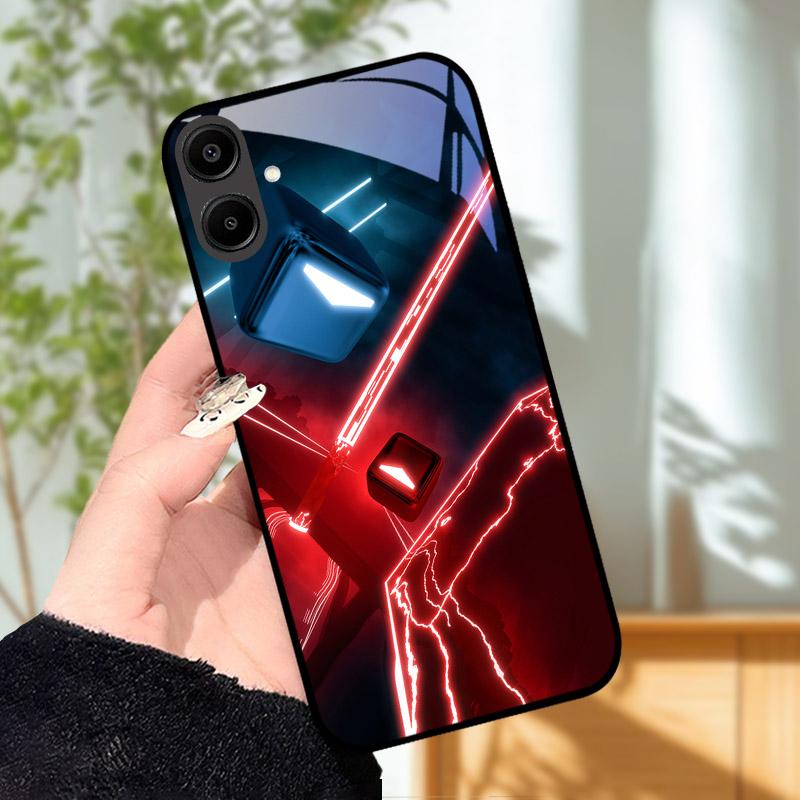 Per Samsung Galaxy A16 A06 A26 A36 A56 4g 5g Custodia Rigida Copertura Completa Vetro Temperato Lente Protezione Cover Posteriore A 06 16 26 36 56