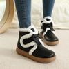Fashion AIYUQI Snow Boots For Women 2025 New Women Short Boots Bow Knot Round Toe Large Size Comfortable Women's Ankle Boots