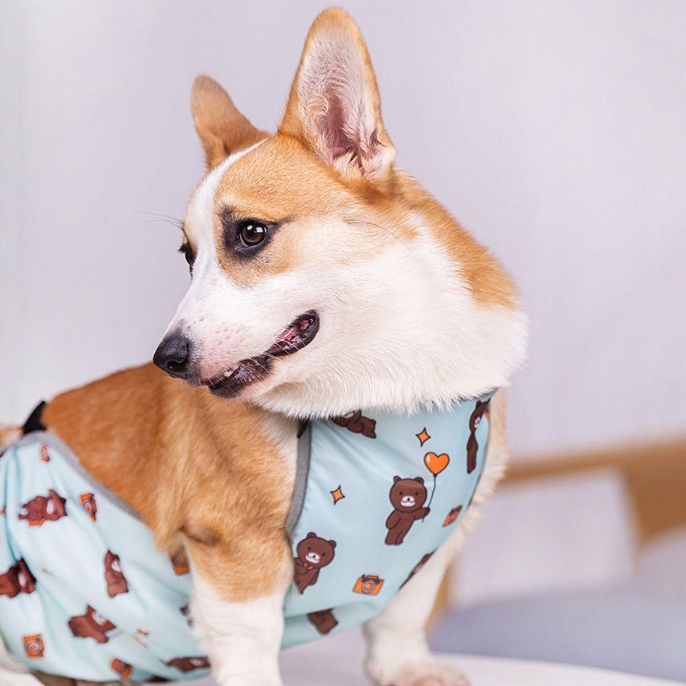 Waterproof Dog Belly Protection Clothing Anti-dirty Dog Bib Cat Sterilization Suit Breathable Dog Belly Cover After Surgery
