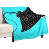 Spotted Eagle Ray Pup Throw Blanket Thins Hairy Manga Winter Beds Weighted Sofas Blankets