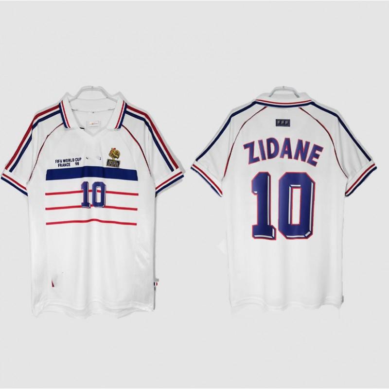 Vintage Football Jersey Zidane Atletico Madrid Ronaldo Ronaldinho AC Santos Roma Retro Soccer Shirt Unisex