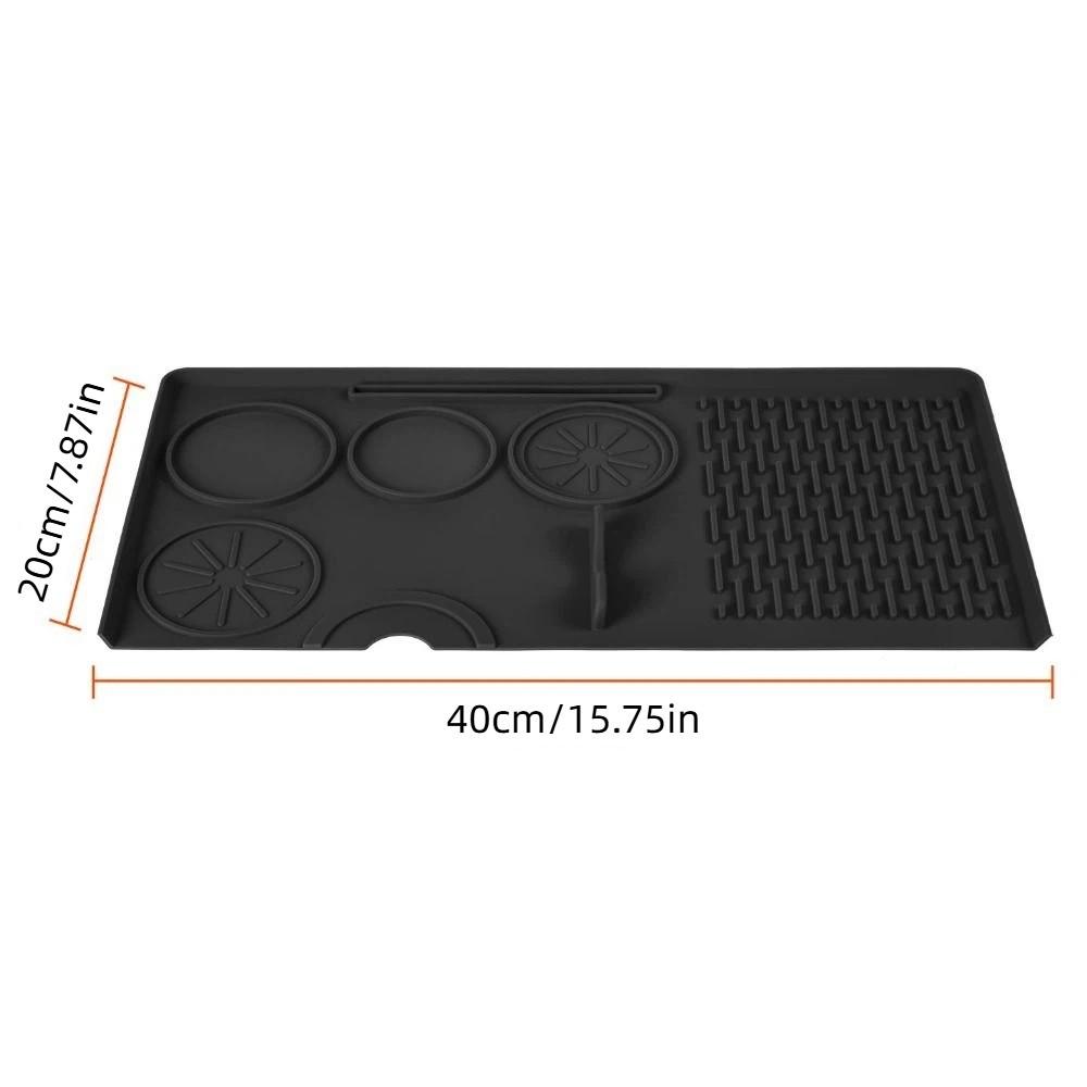 Waterproof Coffee Tamper Mat Silicone Tamping Cushion Coffeeware Espresso Tamping Mat  Cafe Use