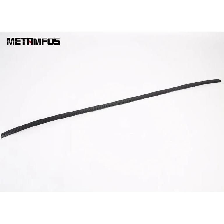 For Hyundai Tucson Carbon Fiber Rear Trunk Lid Tailgate Door Boot Cover Molding Trim Decoration Exterior Accessories
