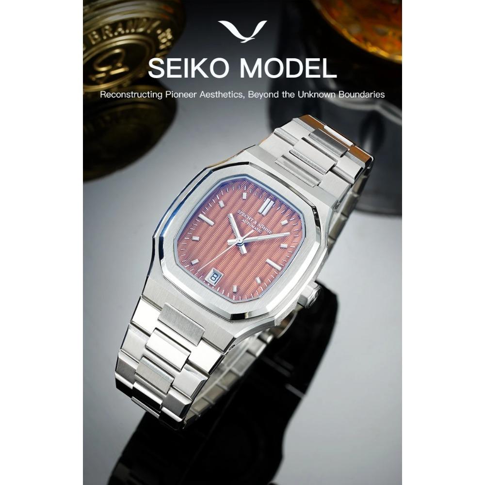New Arrivals Specht&Sohne Watch 37MM Automatic Watches For Men Japan 8215 Movt Sapphire Crystal Stainless Steel 50M Waterproof