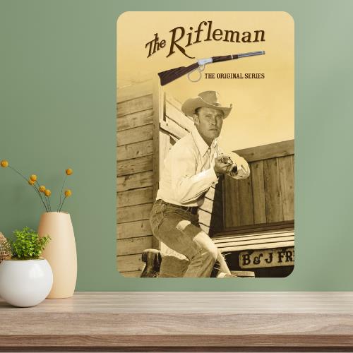 The Rifleman Classic TV Show Metal Poster Sign 20x30cm(7.8x11.8inch)