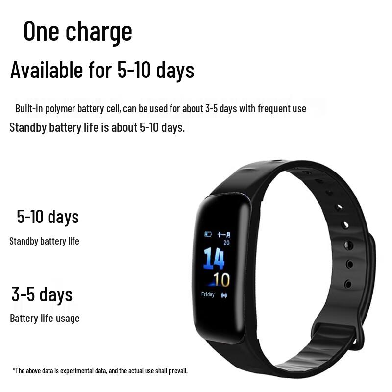 Only&Home KL-SH-06 Silikonový Sportovní Chytrý Fitness Tracker (CN verze)