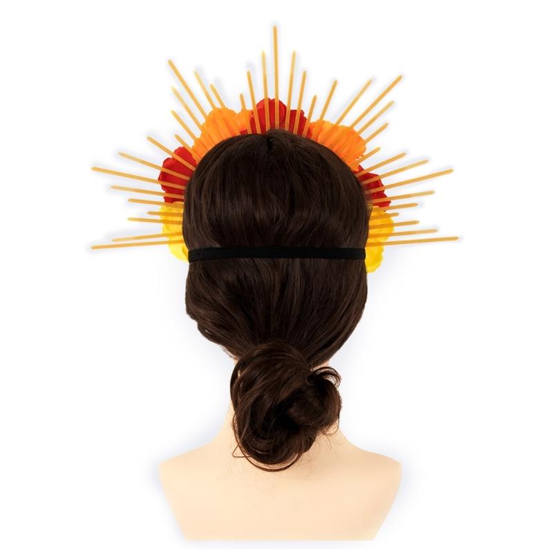 Tag der Toten Maske Zuckerschädelmaske mit Rosenverzierungen Maskenballmaske für Halloween Cosplay Party Kostüm Geschenke