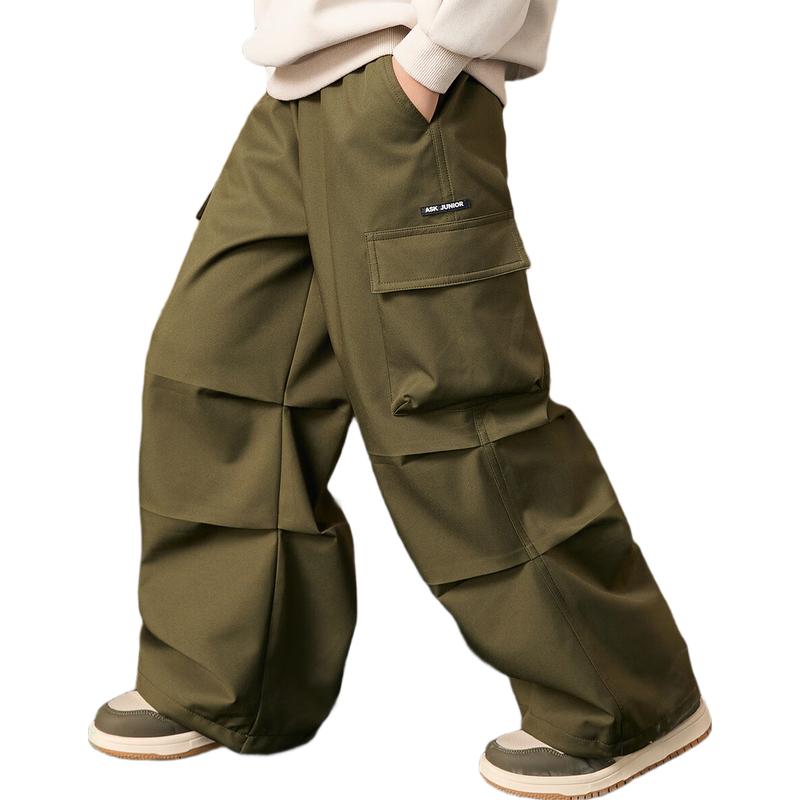 ASK JUNIOR Girls Three-Proof Outdoor Cargo Pants One Size
