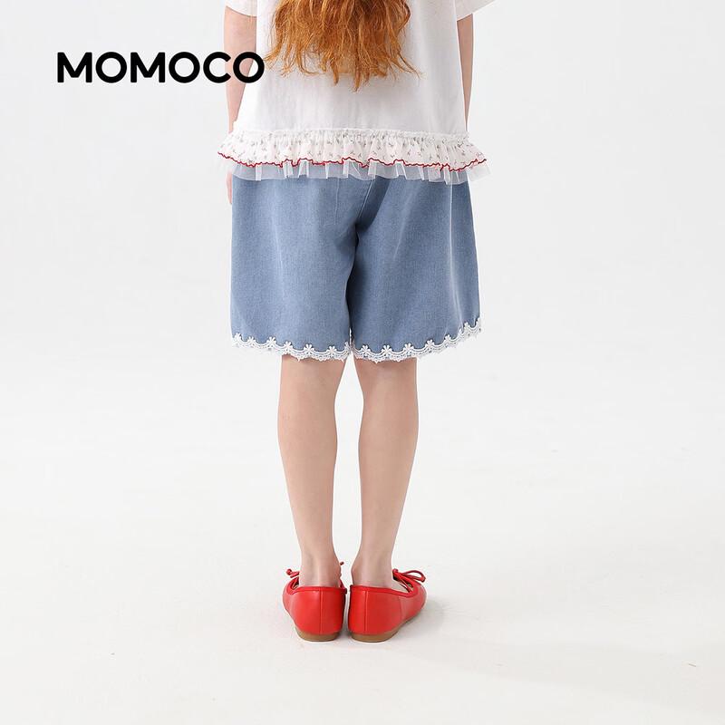 MOMOCO Girls' Summer Thin Denim Shorts