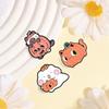 Xiaomi Cartoon Halloween Pumpkin Cat Enamel Pin Spooky Cute Pumpkin Cat Kitten Brooch Backpack Lapel Hat Badge Jewelry Gift for Friends