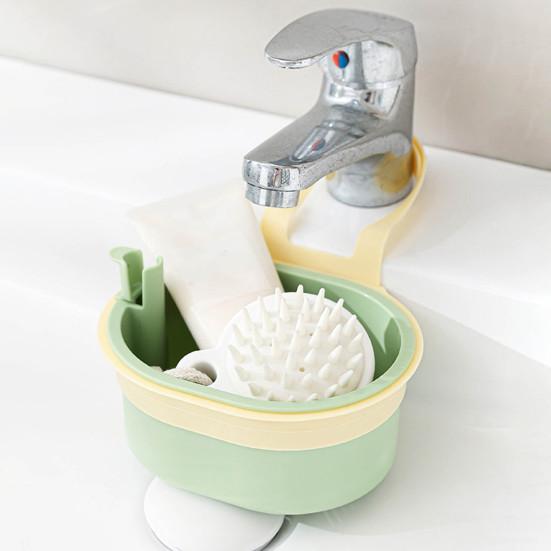 2Pcs Drain Baskets High-Efficiency Filter Easy to Install Automatic Dumping Sink Strainer Baskets Kitchen Trash Catcher