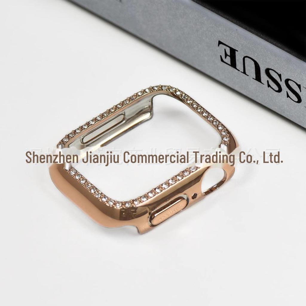 Koperta 46 mm z diamentami do zegarka Apple Watch Series 3-10