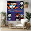 Incredibox התאם אישית את השם שלך קישוט קיר שטיח אמנות למזכרת חיות מחמד יום הולדת חתונה מסיבה רקע מתנה למשפחה
