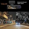 1080P Dash Cam Driving Recorder with Night Vision Loop Recording Wide-Angle Universal Easy to Install Dual Camera Dash Cam